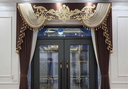 Dự án thi công rèm vải biệt thự